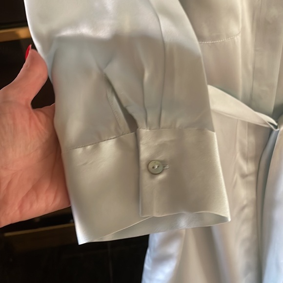 L’AGENCE Cameron 💯 silk shirt dress sz SP - Picture 7 of 16